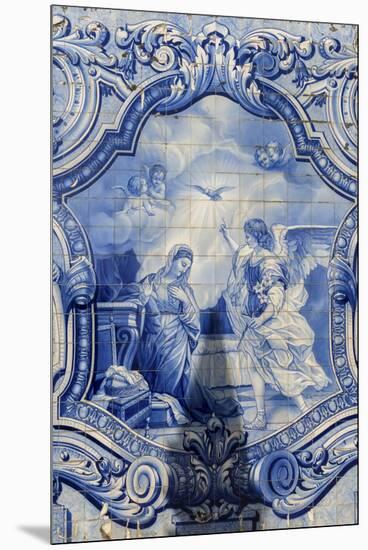 Lamego, Portugal, Shrine of Our Lady of Remedies, Azulejo-Jim Engelbrecht-Mounted Premium Photographic Print