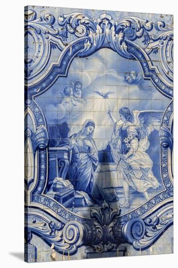 Lamego, Portugal, Shrine of Our Lady of Remedies, Azulejo-Jim Engelbrecht-Stretched Canvas