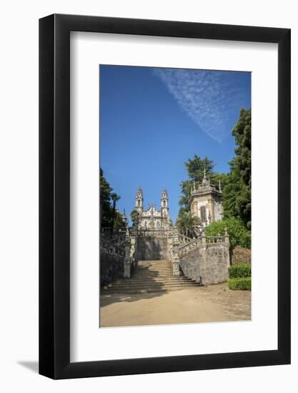 Lamego, Portugal, Shrine of Our Lady of Remedies Exterior Steps-Jim Engelbrecht-Framed Photographic Print