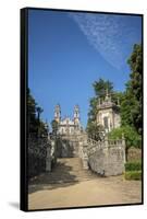 Lamego, Portugal, Shrine of Our Lady of Remedies Exterior Steps-Jim Engelbrecht-Framed Stretched Canvas