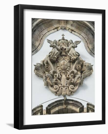 Lamego, Portugal, Shrine of Our Lady of Remedies, Relief Sculpture-Jim Engelbrecht-Framed Photographic Print