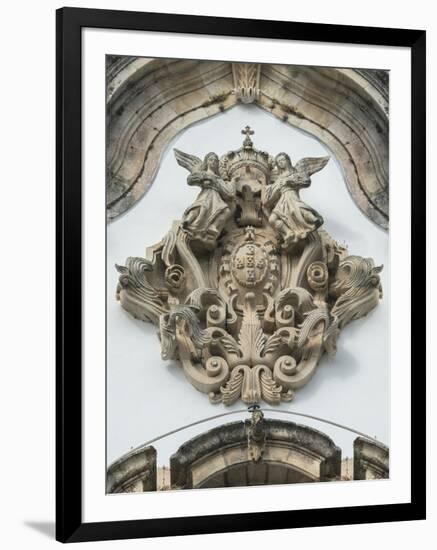 Lamego, Portugal, Shrine of Our Lady of Remedies, Relief Sculpture-Jim Engelbrecht-Framed Photographic Print