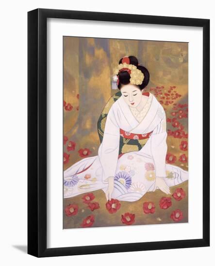 Lament at End of Spring-Goyo Otake-Framed Giclee Print