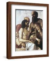 Lament over the Dead Christ-Giovanni Bellini-Framed Giclee Print