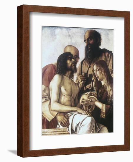 Lament over the Dead Christ-Giovanni Bellini-Framed Giclee Print