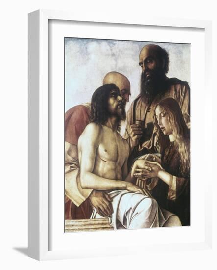 Lament over the Dead Christ-Giovanni Bellini-Framed Giclee Print