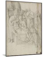 Lamentation, 1540-68-Giorgio-giulio Clovio-Mounted Giclee Print