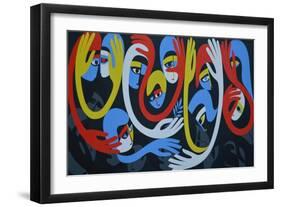 Lamentation and Resolution, 1983-Ron Waddams-Framed Premium Giclee Print
