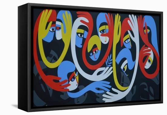 Lamentation and Resolution, 1983-Ron Waddams-Framed Stretched Canvas