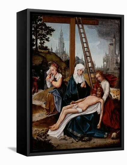 Lamentation, C.1510-15-Jan Provoost-Framed Stretched Canvas