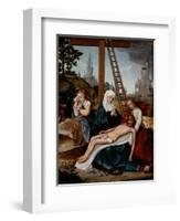 Lamentation, C.1510-15-Jan Provoost-Framed Giclee Print