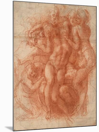Lamentation, c.1530-Michelangelo Buonarroti-Mounted Giclee Print
