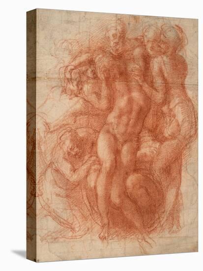 Lamentation, c.1530-Michelangelo Buonarroti-Stretched Canvas