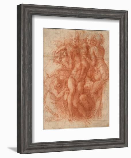 Lamentation, c.1530-Michelangelo Buonarroti-Framed Giclee Print