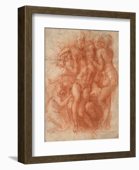 Lamentation, c.1530-Michelangelo Buonarroti-Framed Giclee Print