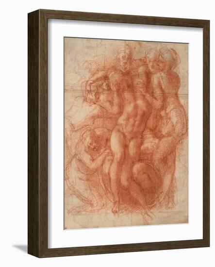 Lamentation, c.1530-Michelangelo Buonarroti-Framed Giclee Print