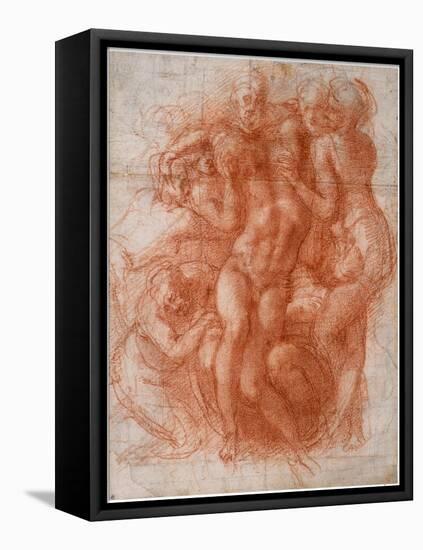 Lamentation, Ca 1530-Michelangelo Buonarroti-Framed Stretched Canvas