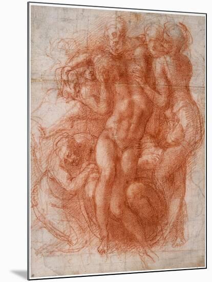 Lamentation, Ca 1530-Michelangelo Buonarroti-Mounted Giclee Print