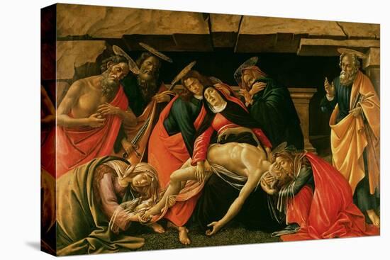 Lamentation of Christ. circa 1490-Sandro Botticelli-Stretched Canvas