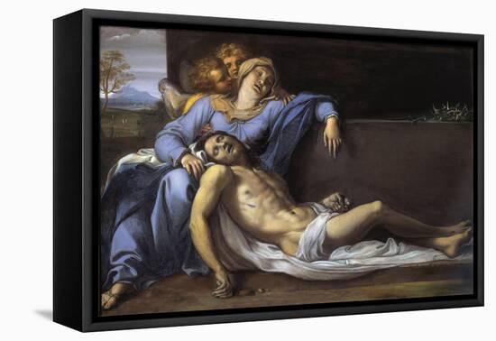 Lamentation of Christ (Pieta)-Annibale Carrache-Framed Stretched Canvas