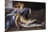 Lamentation of Christ (Pieta)-Annibale Carrache-Mounted Premium Giclee Print