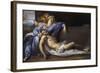 Lamentation of Christ (Pieta)-Annibale Carrache-Framed Art Print