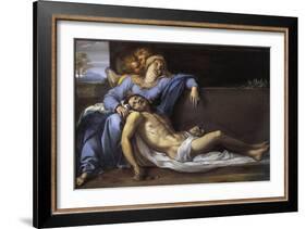 Lamentation of Christ (Pieta)-Annibale Carrache-Framed Art Print