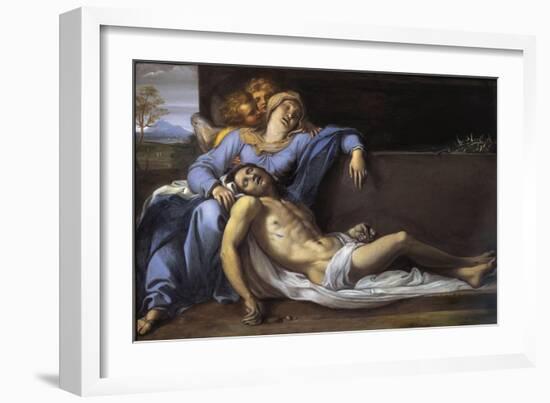 Lamentation of Christ (Pieta)-Annibale Carrache-Framed Art Print