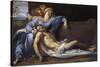 Lamentation of Christ (Pieta)-Annibale Carrache-Stretched Canvas