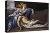 Lamentation of Christ (Pieta)-Annibale Carrache-Stretched Canvas