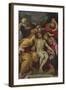 Lamentation of Christ with St John, Mary Magdalene, Mary-Salomé, Joseph of Arimathea and the Virgin-Francesco Albani-Framed Giclee Print