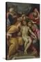 Lamentation of Christ with St John, Mary Magdalene, Mary-Salomé, Joseph of Arimathea and the Virgin-Francesco Albani-Stretched Canvas