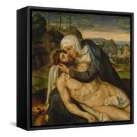 Lamentation of Christ-Willem Key-Framed Stretched Canvas