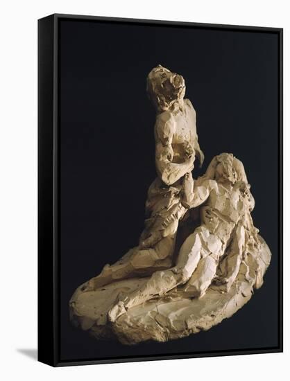 Lamentation of Christ-Antonio Canova-Framed Stretched Canvas