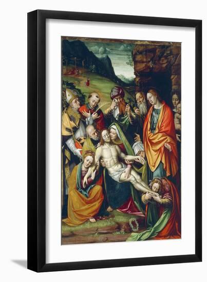 Lamentation of Dead Christ on Cross-Giuseppe Giovenone-Framed Giclee Print