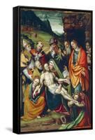 Lamentation of Dead Christ on Cross-Giuseppe Giovenone-Framed Stretched Canvas