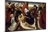 Lamentation over Dead Christ, 1460-1464-Roger Van der weyden-Mounted Giclee Print