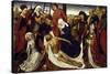 Lamentation over Dead Christ, 1460-1464-Roger Van der weyden-Stretched Canvas