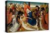 Lamentation over Dead Christ, C. 1460-64 (Oil on Panel)-Rogier van der Weyden-Stretched Canvas