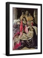 Lamentation over Dead Christ (Poldi Pezzoli Pieta)-Sandro Botticelli-Framed Giclee Print