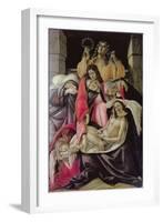 Lamentation over Dead Christ (Poldi Pezzoli Pieta)-Sandro Botticelli-Framed Giclee Print