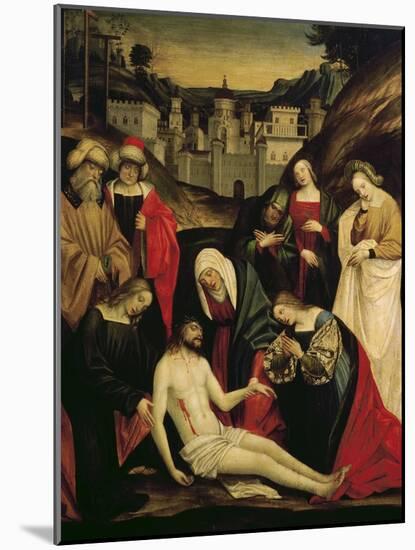 Lamentation over Dead Christ-Gerolamo Giovenone-Mounted Giclee Print