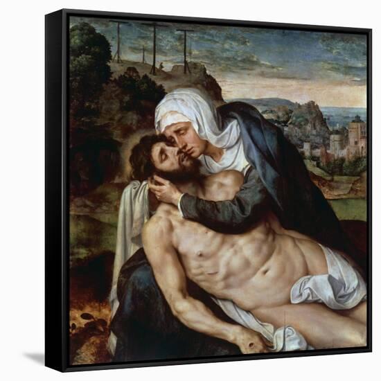 Lamentation over Dead Christ-Willem Key-Framed Stretched Canvas