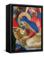 Lamentation over the Dead Christ, 1436-41 (Detail)-Fra Angelico-Framed Stretched Canvas