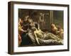 Lamentation over the Dead Christ, Ca 1524-Antonio Allegri Da Correggio-Framed Giclee Print