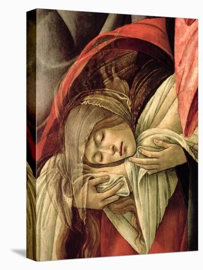 Lamentation over the Dead Christ, Detail of Mary Magdalene, 1490-1500-Sandro Botticelli-Stretched Canvas