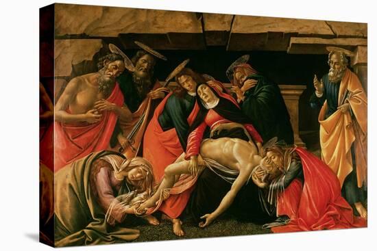 Lamentation over the Dead Christ-Sandro Botticelli-Stretched Canvas