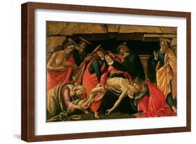 Lamentation over the Dead Christ-Sandro Botticelli-Framed Giclee Print