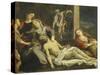 Lamentation over the Dead Christ-Antonio Balestra-Stretched Canvas