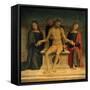 Lamentation over the Dead Christ-Perugino-Framed Stretched Canvas